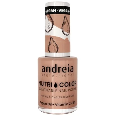 Afbeelding van Andreia Professional NutriColor Ademend Vegan Nagellak NC8 Naakt 10.5ml