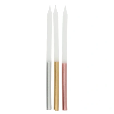 Afbeelding van Folat Kaarsen Glamour Metallic 10 cm 24 stuks
