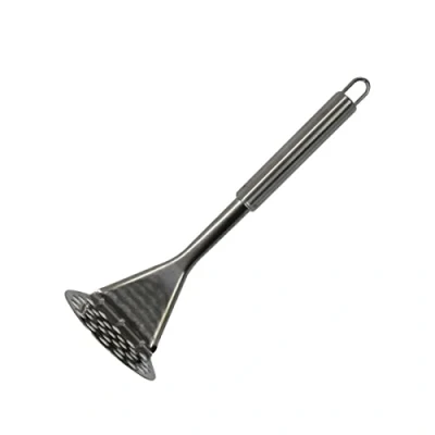Afbeelding van Fackelmann Elemental aardappelpers, aardappelpers voor levensmiddelen, avocado, pompoen en courgette, roestvrij staal met buisgreep, 26 x 8 cm, 1 stuk