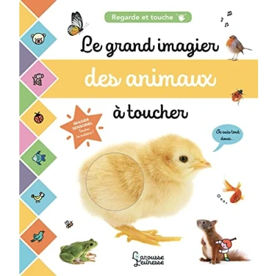 Afbeelding van Le grand imagier des animaux à toucher: Regarde et touche