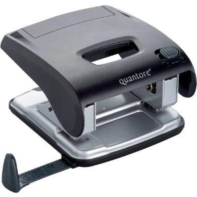 Afbeelding van Perforator Quantore luxe 2 gaats 20vel zwart