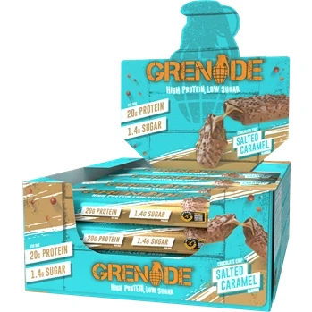 Afbeelding van Grenade Protein Bars 12repen Choco Chip Salted Caramel