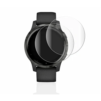 Afbeelding van BROTECT Screenprotector voor Garmin vivoactive 4s (40 mm) Folie Beschermfolie transparant volledig dekking (2 Stuks)