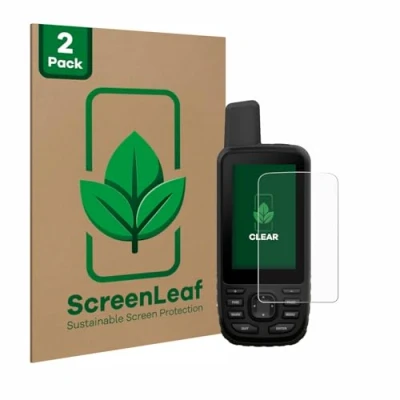 Afbeelding van ScreenLeaf Screenprotector voor Garmin GPSMAP 66s / 66st Duurzame schermbescherming Folie Beschermfolie transparant (2 Stuks)