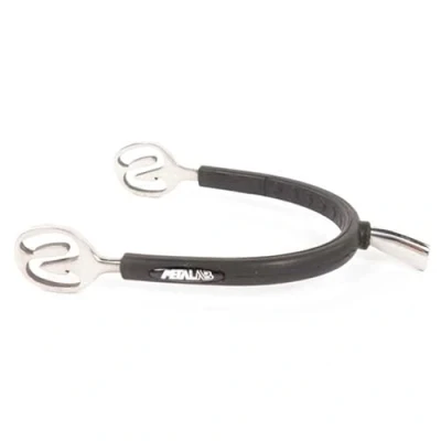 Afbeelding van Metalab Sporen Prince de Galles 30mm RVS met Rubber Zwart L