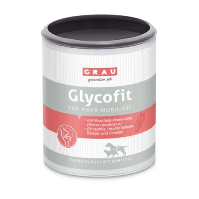 Afbeelding van GRAU het origineel Glycofit, voor een stabiel bewegingsapparaat en meer mobiliteit, 1 verpakking (1 x 200 g), aanvullend diervoeder honden