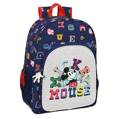 Afbeelding van Schoolrugzak Mickey Mouse Clubhouse Only one Marineblauw (33 x 42 14 cm)