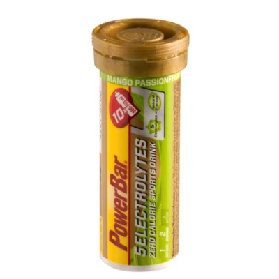 Afbeelding van Powerbar Electrolytes Mango Passion Fruit sportdrank 12x10 tabs