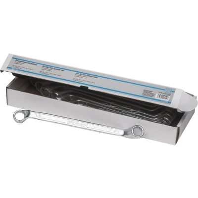 Afbeelding van SW Stahl 01 141 WB dubbele ringsleutelset 6 22 mm, 8 delig gebogen I ringsleutel