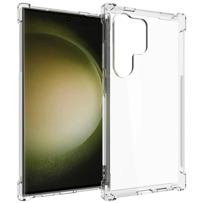 Afbeelding van Samsung Galaxy S24 Ultra Hoesje Siliconen en TPU (zacht) iMoshion Backcover/Softcase Transparant Telefoonhoesje