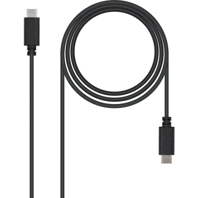 Afbeelding van Nanocable USB 2.0, 1m kabel C Zwart