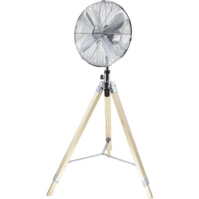 Afbeelding van Ventilator, statiefmodel 40 cm, hout en chroom