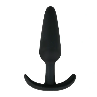 Afbeelding van Zwarte grote Buttplug Met Handvat