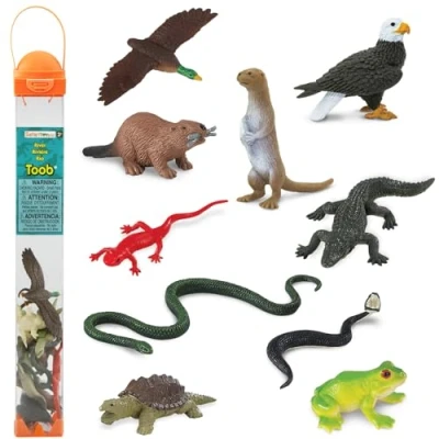 Afbeelding van Safari Toob 681804 Alligator Rivierfiguren, meerkleurig