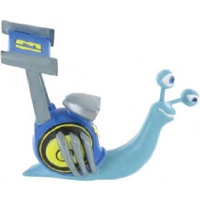 Afbeelding van Turbo speelfiguurtje slak Skidmark kunststof 8 cm Comansi