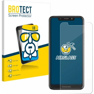 Afbeelding van BROTECT Screenprotector voor Motorola One Folie Beschermfolie Beschermglas transparant