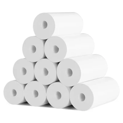 Afbeelding van thermisch papier voor kinderen, instant camera&#039;s, 10 rollen, papier, kindercamera, thermoprinterpapier, wit, nul inkt, printpapier, eenvoudig te vervangen