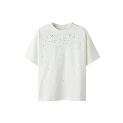 Afbeelding van Name it Tshirt basic voor kinderen, Maat: 134/140, Cloud dancer