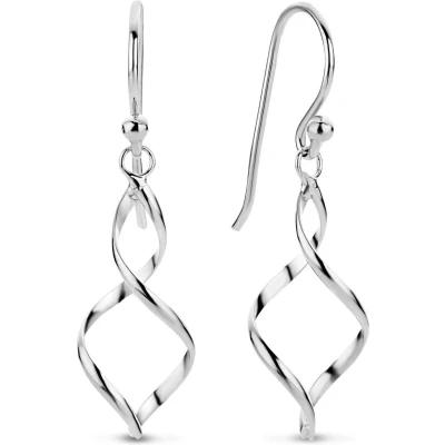Afbeelding van Trendjuwelier huiscollectie Oorhangers Zilver Gerhodineerd Glanzend 34