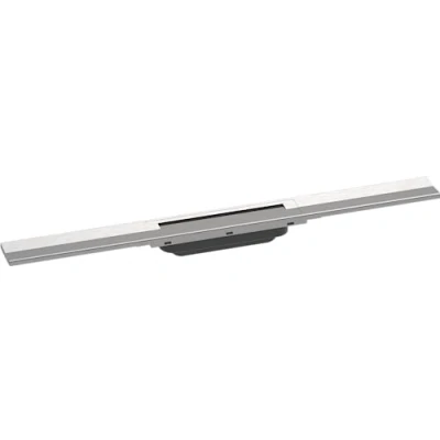 Afbeelding van hansgrohe RainDrain Flex 700, 56043800, in te korten, geborsteld roestvrij staal, kant en klaar set douchegoot