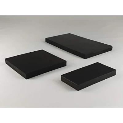 Afbeelding van 5 stuks rubberen mat plaat 40x80mm / 10mm dikte anti vibratiemat voor bijv. wasmachine high performance mixer