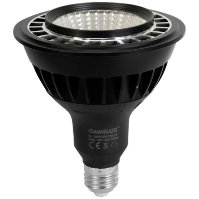Afbeelding van Omnilux PAR 38 230V COB 18W E 27 LED 1800k 3000k dim2warm