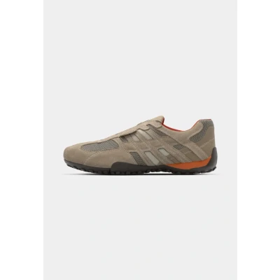 Afbeelding van Geox Snake Instappers, Heren, Maat: 48, Beige Leer en textiel