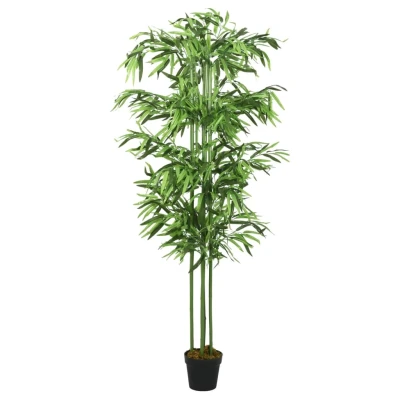 Afbeelding van Kunstplant bamboe 576 bladeren 150 cm groen