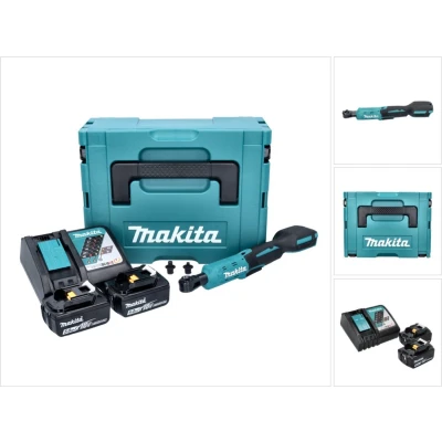 Afbeelding van Makita DWR 180 RTJ accuschroevendraaier 18 V 47,5 Nm 1/4&quot; 3/8&quot; + 2x accu 5.0 Ah lader Makpac
