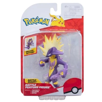 Afbeelding van Pokémon PKW3419 Battle Feature Figure Riffex, officieel bewegend figuur, 11,5 cm