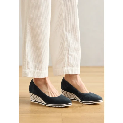 Afbeelding van Tamaris Sleehakken, Dames, Maat: 39, Navy Schoenen