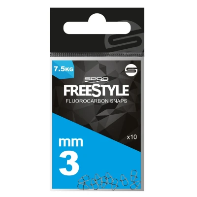 Afbeelding van Spro Freestyle Reload Stainless Fluorocarbon Snap 4,5mm (10 stuks) Klein materiaal