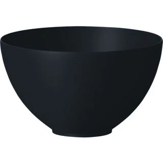 Afbeelding van Looox waskom rond maat small lxbxh 23x23x13cm mat zwart wwks23mz