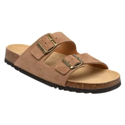 Afbeelding van Slipper Scholl Men Julien Suède Taupe Schoenmaat 45