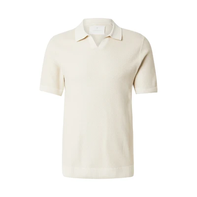 Afbeelding van Jack &amp; Jones Premium Jprcceaston Split NECK Poloshirt, Heren, Maat: XXL, Whitecap gray