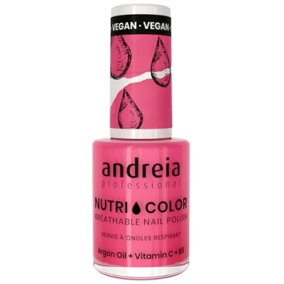 Afbeelding van Andreia Professional NutriColor Ademende Vegan Nagellak Kleur NC30 Bubble Gum Pink 10.5ml