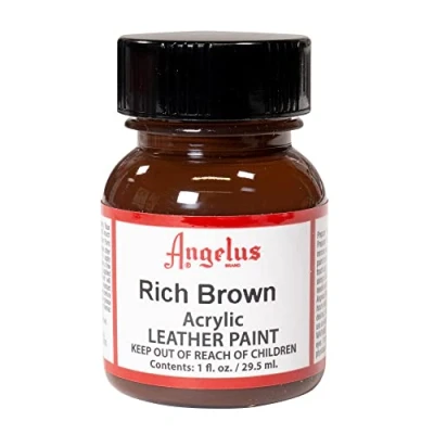 Afbeelding van Angelus leerverf Rijk Bruin 29,5ml