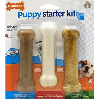 Afbeelding van Nylabone Kauwspeelgoed voor puppy&#039;s starter kit