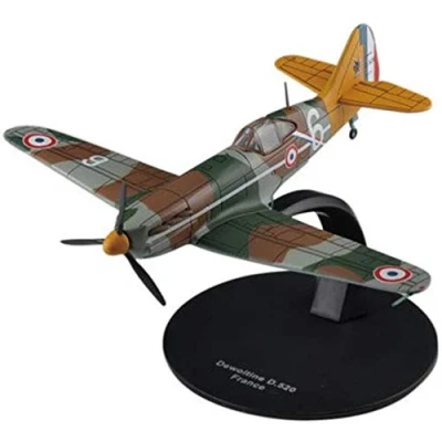 Afbeelding van Seven Secrets Dewoitine D.520 Franse WW2 Fighter Vliegtuig Model Vliegtuigen 1:72 Schaal LG37