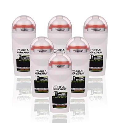 Afbeelding van L&#039;Oréal Men Expert Shirt Protect Deo Roller 6 x 50 ml
