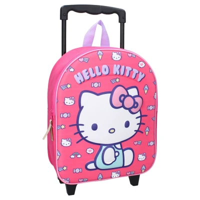 Afbeelding van Hello Kitty Another Dimension Trolley Rugzak 3D Roze