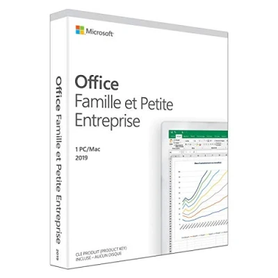 Afbeelding van Microsoft Office 2019 Home and Business, Frans, eenmalige aankoop, 1 PC (Windows 10) of Mac, doos Business Mac Permanent / Download