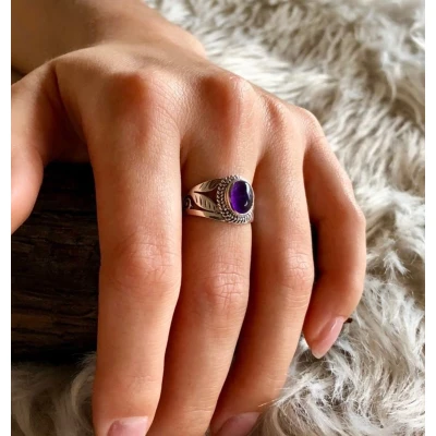 Afbeelding van Amethist ring Emanuel
