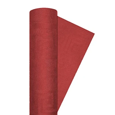 Afbeelding van Roll Paper Tablecover Damask (120cm x 7m), red bordeaux