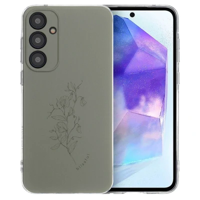 Afbeelding van Samsung Galaxy A55 Hoesje Siliconen en TPU (zacht) iMoshion Softcase/Backcover Groen Telefoonhoesje