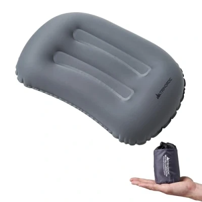 Afbeelding van Trinordic 90g Ultralichte Opblaasbare Campingkussen Extra Zacht, met Instelbaar Ventiel