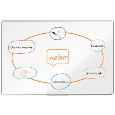 Afbeelding van Whiteboard Nobo Premium Plus 120x180cm emaille