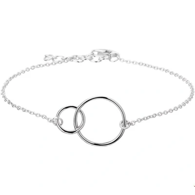 Afbeelding van Zilver Gerhodineerde Armband rondjes 1 1323951