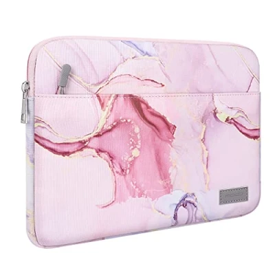 Afbeelding van MoKo 9 11 inch Tablet Sleeve Bag Carrying Case Fits New iPad Pro M4/iPad Air M2 2024, 5/4/3th 10.9/10.5, M2, 10th 10.9, 9/8/7th Gen 10.2,Tab S8/S9 11,Cloudy Pink