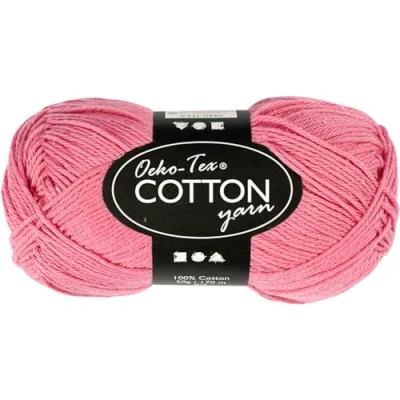 Afbeelding van Creotime katoengaren roze 170 meter